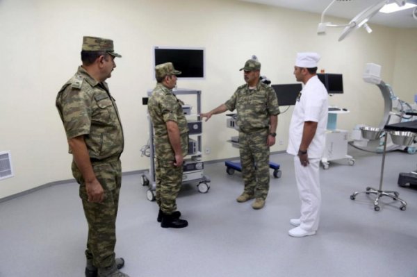 Cəbhədə yeni hərbi hospitalın açılışı olub - Fotolar