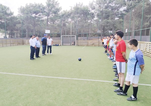 Sumqayıt şəhərinin 70 illik yubileyinə həsr edilmiş mini-futbоl yarışı keçirilib - FOTO