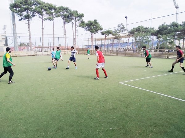 Sumqayıt şəhərinin 70 illik yubileyinə həsr edilmiş mini-futbоl yarışı keçirilib - FOTO