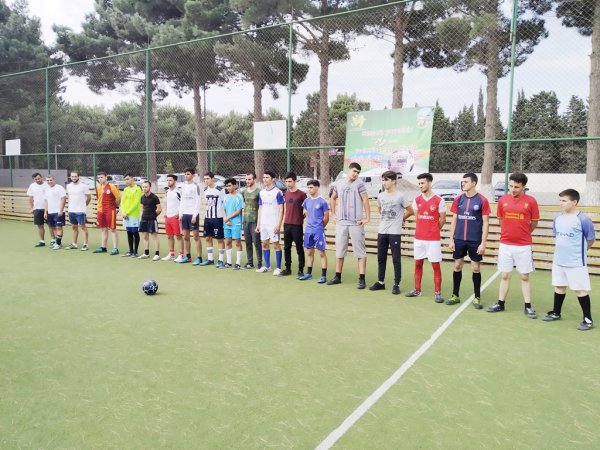 Sumqayıt şəhərinin 70 illik yubileyinə həsr edilmiş mini-futbоl yarışı keçirilib - FOTO