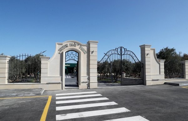 Mehriban Əliyeva "Zeytun Bağı" parkının açılışında (Fotolar)