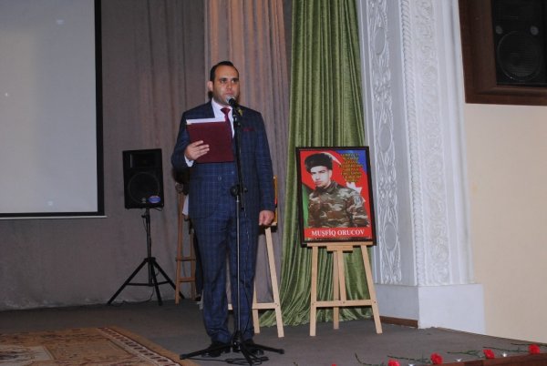 700 bal toplamış şəhid Müşfiq Orucov Sumqayıtda anıldı – FOTOLAR