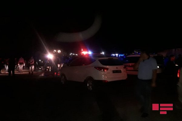 Azərbaycanda dəhşətli qəza: 4 ölü, 1 yaralı - FOTO