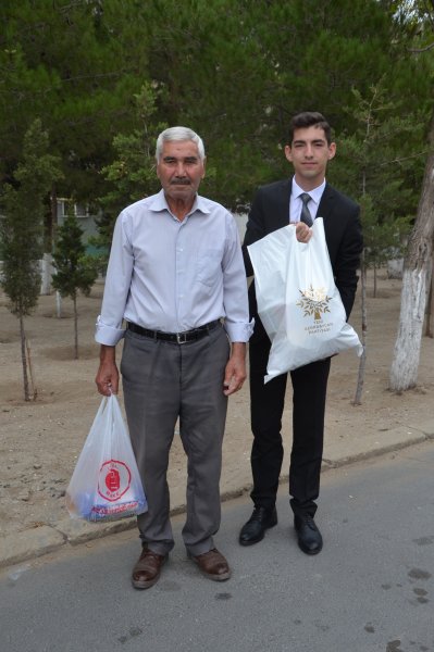 YAP Sumqayıt təşkilatı ahılları unutmadı - FOTOLAR