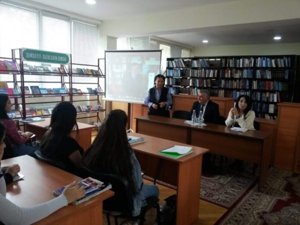 Sumqayıt kitabxanalarında yazarlar və ağsaqqallarla  görüşlər keçirilib -FOTOLAR
