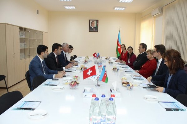 İsveçrə Konfederasiyası Kantonlar Şurasının sədri Sumqayıtda - FOTO