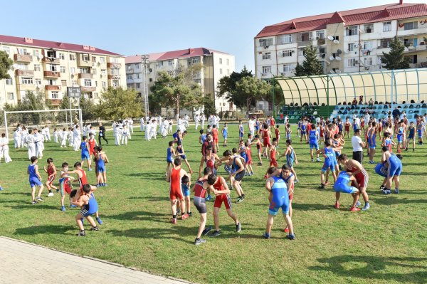 Sumqayıtda İdman Festivalı keçirilib - FOTOLAR
