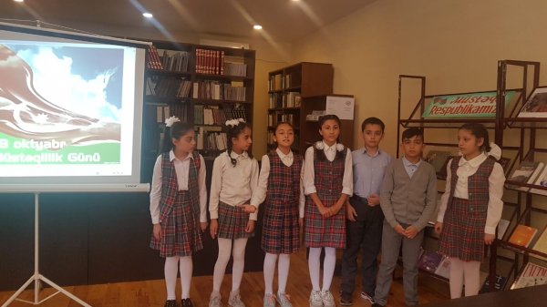 Sumqayıt kitabxanalarında müstəqillik günü qeyd olunub