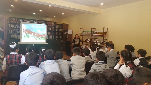 Sumqayıt kitabxanalarında müstəqillik günü qeyd olunub