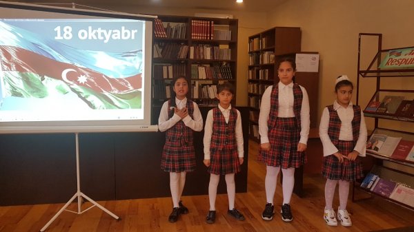 Sumqayıt kitabxanalarında müstəqillik günü qeyd olunub