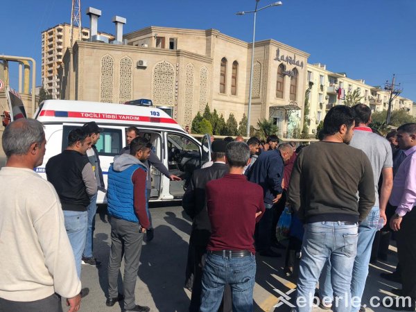 Sumqayıtda "KamAZ" velosipedçini vurub - FOTO
