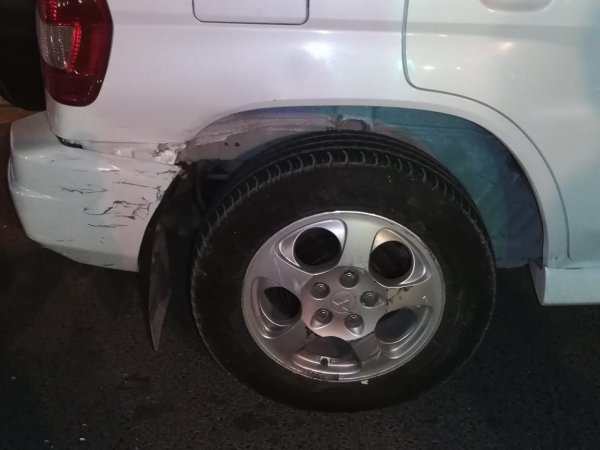 Sumqayıtda “Mercedes”lə “Mitsubishi” toqquşub - FOTO