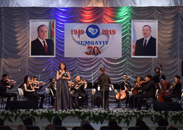 Sumqayıtın 70 illik yubileyi silsilə tədbirlərlə qeyd olunur - FOTO