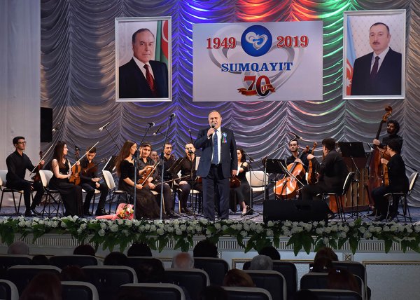 Sumqayıtın 70 illik yubileyi silsilə tədbirlərlə qeyd olunur - FOTO