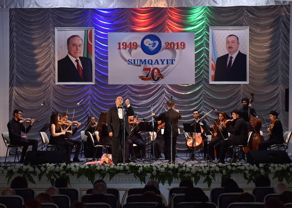 Sumqayıtın 70 illik yubileyi silsilə tədbirlərlə qeyd olunur - FOTO