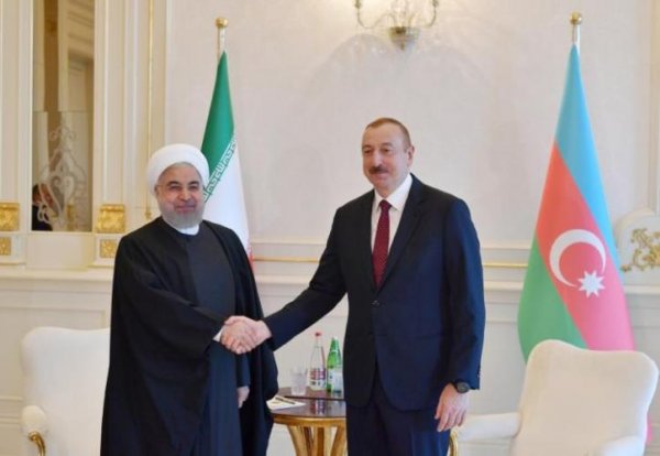 Azərbaycan və İran prezidentlərinin görüşü olub