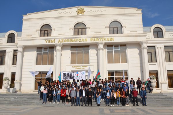 Sumqayıtda “Qarabağ Azərbaycandır”  - FOTO