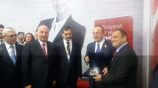 Mövlud Çavuşoğlu Sumqayıtda - FOTO