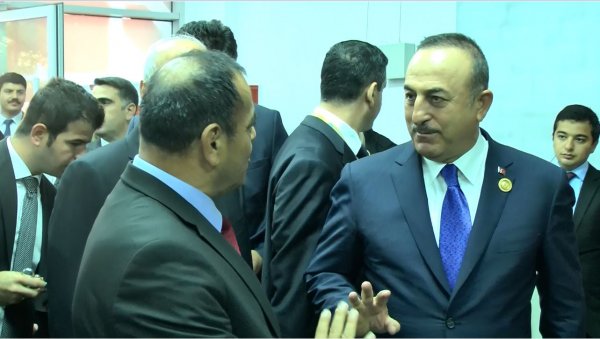 Mövlud Çavuşoğlu Sumqayıtda - FOTO
