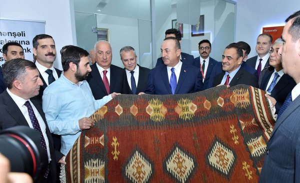 Mövlud Çavuşoğlu Sumqayıtda - FOTO
