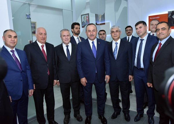 Mövlud Çavuşoğlu Sumqayıtda - FOTO