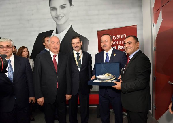 Mövlud Çavuşoğlu Sumqayıtda - FOTO