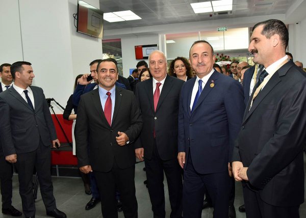 Mövlud Çavuşoğlu Sumqayıtda - FOTO