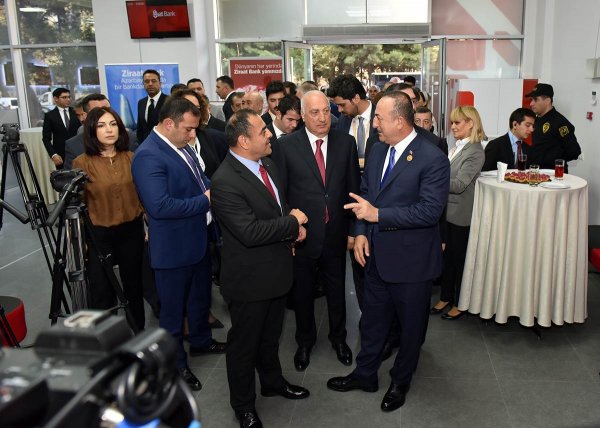 Mövlud Çavuşoğlu Sumqayıtda - FOTO