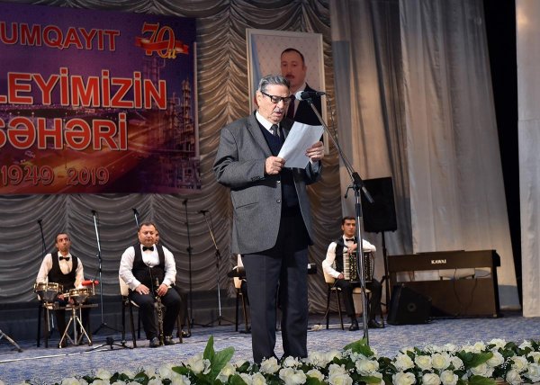 Sumqayıtın 70 illiyi ilə bağlı silsilə tədbirlər davam edir – FOTOLAR
