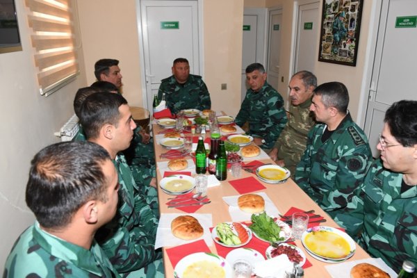 DSX rəisi və hərbi prokuror Qazaxa gediblər - FOTOLAR