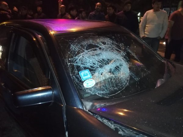 Sumqayıtda iki maşın toqquşdu - VİDEO (FOTO)