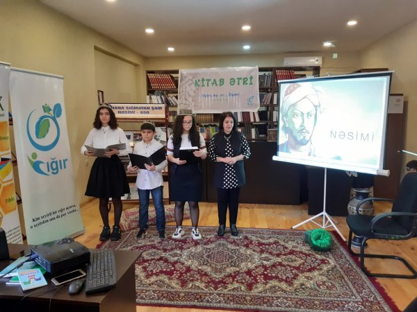 Sumqayıtda İmadəddin Nəsiminin anadan olmasının 650 illiyinə həsr olunmuş tədbirlər keçirilib - FOTOLAR  
