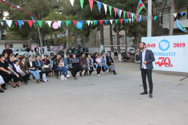 Sumqayıtın 70 illiyi münasibətilə konsertlər keçirilib - FOTOLAR