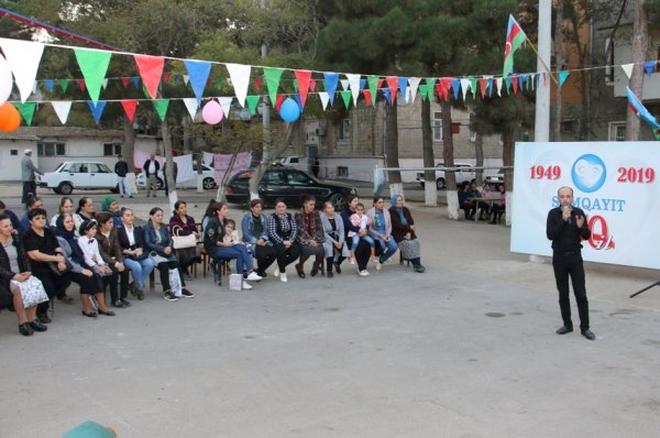 Sumqayıtın 70 illiyi münasibətilə konsertlər keçirilib - FOTOLAR
