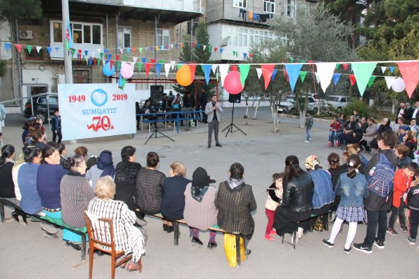 Sumqayıtın 70 illiyi münasibətilə konsertlər keçirilib - FOTOLAR