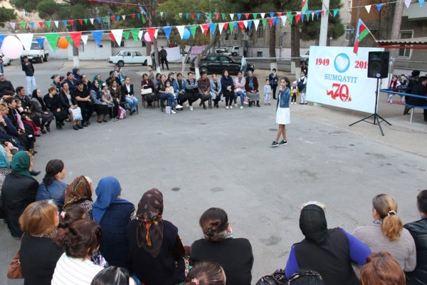 Sumqayıtın 70 illiyi münasibətilə konsertlər keçirilib - FOTOLAR