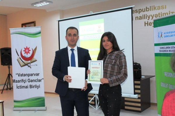 “Region gənclərinin dövlət qulluğuna təşviqi” adlı layihə çərçivəsində təlimlərə start verilib (FOTOLAR)