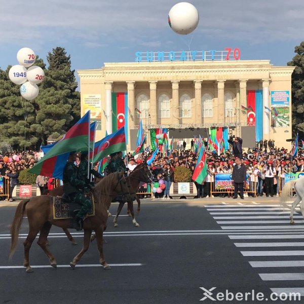 Sumqayıtın 70 illik yubiley tədbirindən möhtəşəm görüntülər- FOTOLAR