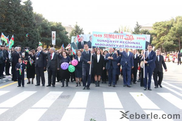 Sumqayıtın 70 illik yubiley tədbirindən möhtəşəm görüntülər- FOTOLAR