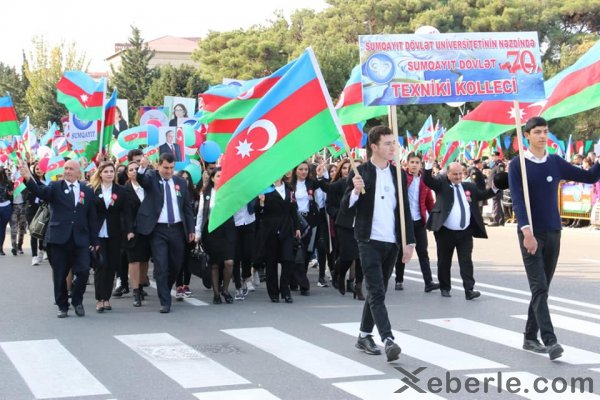 Sumqayıtın 70 illik yubiley tədbirindən möhtəşəm görüntülər- FOTOLAR