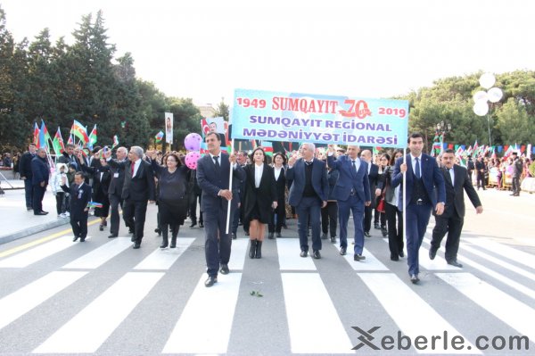 Sumqayıtın 70 illik yubiley tədbirindən möhtəşəm görüntülər- FOTOLAR