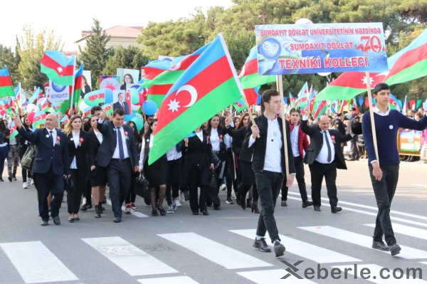 Sumqayıtın 70 illik yubiley tədbirindən möhtəşəm görüntülər- FOTOLAR