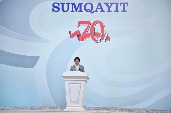 Prezidentin Sumqayıtda iştirak etdiyi tədbirdən FOTOLAR