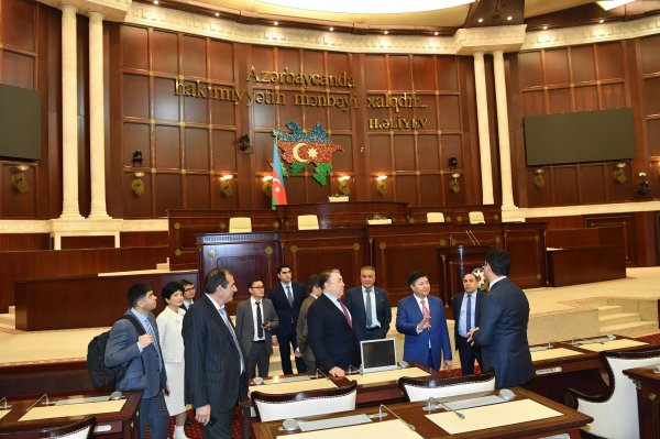 Qazaxıstanın nümayəndə heyəti Azərbaycanda səfərdə olublar  - FOTO