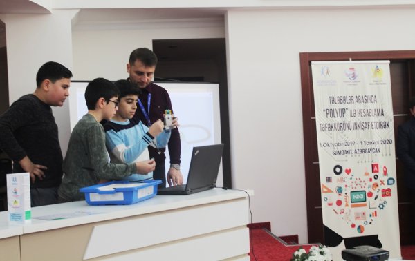 Sumqayıtda  “Tələbər arasında “Polyup” ilə hesablama təfəkkürünü inkişaf etdirək” layihəsi davam edir -FOTO