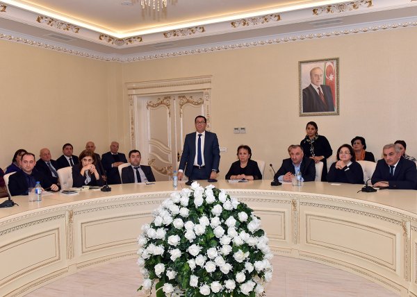 Sumqayıt Regional Mədəniyyət İdarəsinin müşavirəsi keçirilib - FOTO