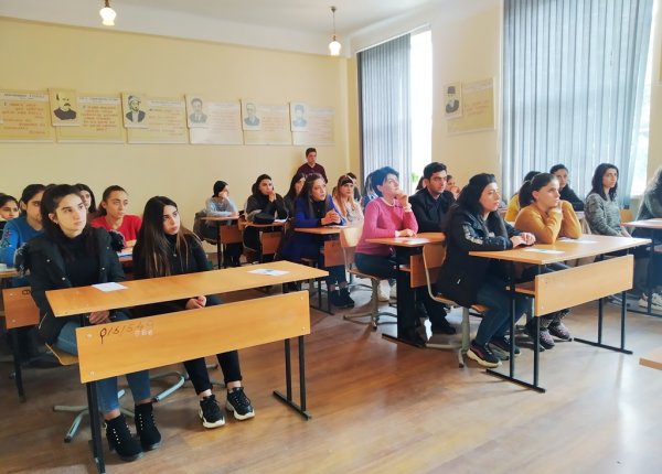 Sumqayıtda bələdiyyə seçkiləri ilə əlaqədar maarifləndirmə işi davam edir -FOTO