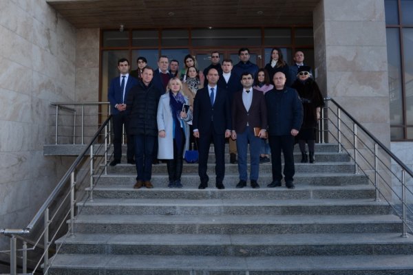 Rusiyanın nümayəndə heyəti Sumqayıt Kimya Sənaye Parkında olub - FOTOLAR