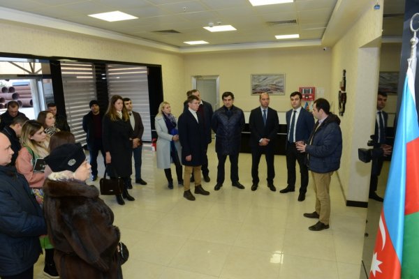 Rusiyanın nümayəndə heyəti Sumqayıt Kimya Sənaye Parkında olub - FOTOLAR