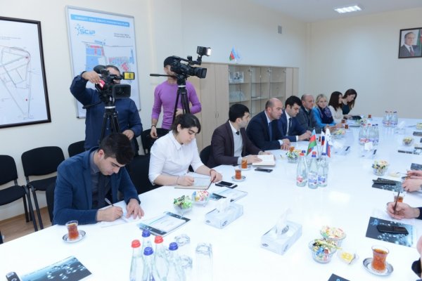 Rusiyanın nümayəndə heyəti Sumqayıt Kimya Sənaye Parkında olub - FOTOLAR